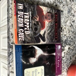 Trapped in Death Cave and A Good Dog Books